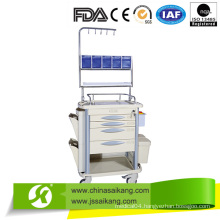 Comfortable Utility Nursing Cart with Four Columns